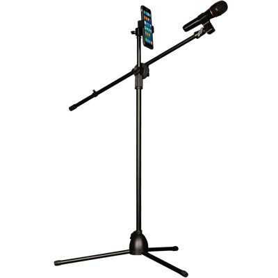 

Kaifu frog KFW IP-6 mobile phone microphone stand K song live microphone stand three feet landing telescopic bracket