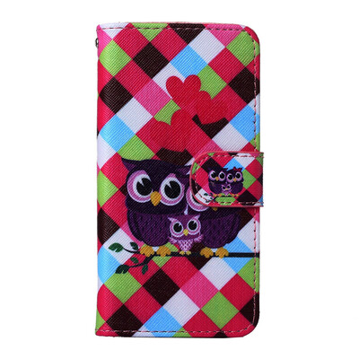 

MOONCASE чехол для iPhone 6 Plus / 6S Plus (5,5 ") Флип PU Держатель карты Стенд Кожаный Чехол обложка Feature No.A02