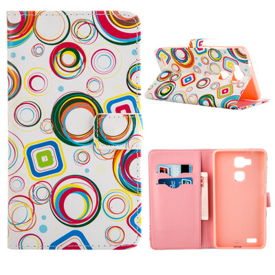 

MOONCASE ЧЕХОЛ ДЛЯ Huawei Ascend Mate 7 Flip PU Leather Fold Wallet Card Slot Kickstand Back [Pattern series] /a13