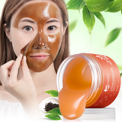 

Higo Black Tea Clean Tearing Facial Mask Moisturizing Blackhead Remover Deep Cleansing Whitening Pores Shrink Peeling Face Mask