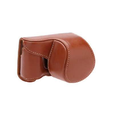 

Outdoor Black PU Leather Camera Bag Case Cover Pouch for Sony A5000 A5100 NEX XX9D