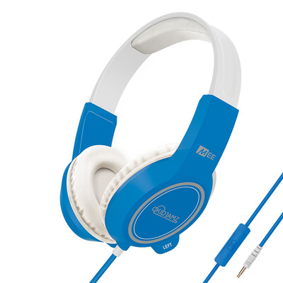

MEELECTRONICS KJ35P student childrens earphones with microphone low decibel English net class learning headphones yellow