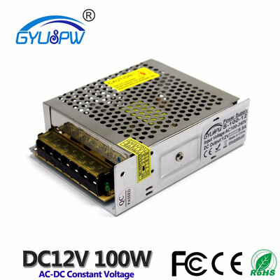

DC Power supply 12V 85A 100W Regulated Switching switch Power adapter Transformer 100-240V AC to DC SMPS For LED Strip Lighting