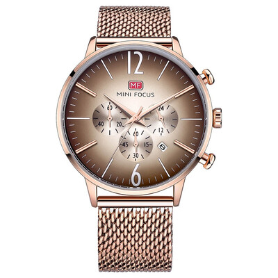 

BOFUTE Male Watches Fashion Casual Watch Quartz Watches Calendar Waterproof Metal Mesh Belt Genuine Leather Strap 0114G