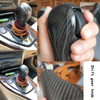 

Style Gun color Carbon fiber Auto Shift gear knob Fit For BMW E39 E46 E60