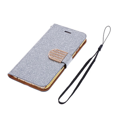 

SILVERY for iphone 6 5.5 case cover 1 pcs Shimmering powder Magnetic Fashion