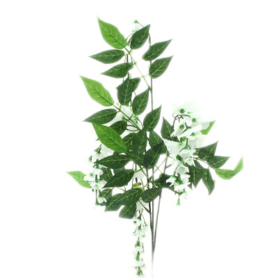 

Garland Wisteria fake Plant Artificial Foliage Decoration Faux Vine WHITE