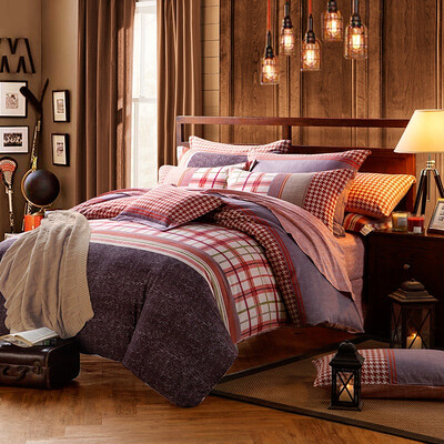 

Somerelle bedding home textile set 4 pieces 100% cotton sheet and blanket cover