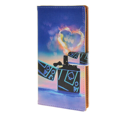 

MOONCASE чехол для HTC One M9 Pattern series Leather Flip Wallet Card Slot Stand Back Cover