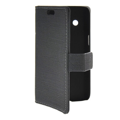 

MOONCASE Slim Leather Flip Wallet Card Pouch with Kickstand Shell Back Case Cover for Samsung Galaxy Core 4G G3518 Black