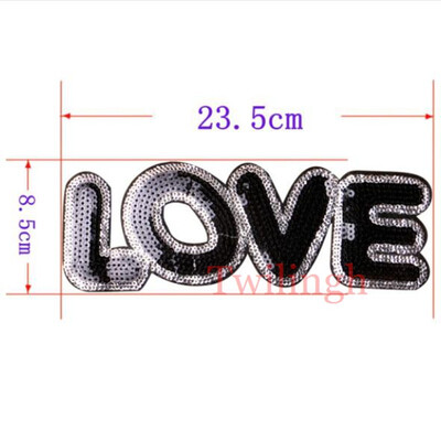 

1 Pcs Clothes Patches Iron On Sequined Patch Bow Flower Love Star Applique DIY Sewing Fabric Repair Clothing Patches Stickers