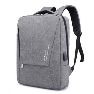 

ZHANAO casual mens bag fashion trend student bag computer bag charging business backpack