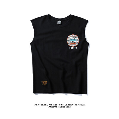

Damaizhang Brand Designer Men Tanks Hip Pop Sleeveless Cotton Men Tank street style mens clothing