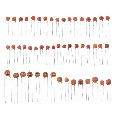 

1000pcs 50values20pcs 1pF-100nF 50V Ceramic Capacitor Assorted Kit Capacitors Assortment Set