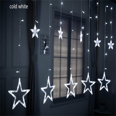 

2M Led Christmas Stars Lights IndoorOutdoor 220v LED Fairy Lights Holiday Lights For Party Decoration Curtain Lights