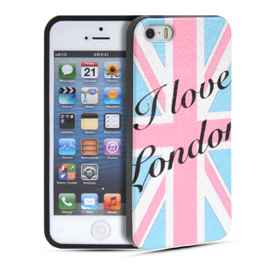 

MOONCASE Watercolor Art Soft Flexible Silicone Gel TPU Skin Shell Back Case Cover for Apple iPhone 5 / 5S