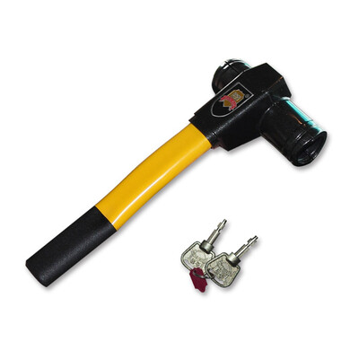 

Golden Tun king tun car steering wheel lock anti-theft lock T-lock CM-0930L yellow