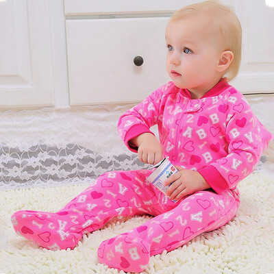 

6-24M Infant Baby Footies Boys&Girls Spring Clothes Colorful Character Clothing Unisex Jumpsuits Clothes Baby Body Suits Newborn