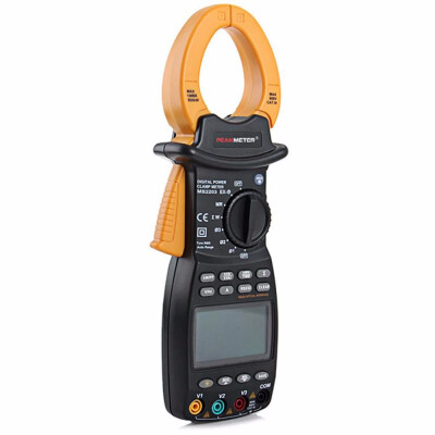 

PEAKMETER MS2203 LCD Professional Multifunction 3 Phase Clamp Meter Power Factor Correction USB TRMS 4 Wire Testing