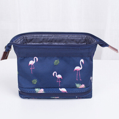 

Portable Travel Makeup Toiletry Case Pouch Flower Organizer Cosmetic Bag