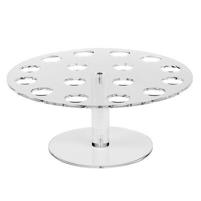 

UpperX 16 Holder Acrylic Ice Cream Cone Sushi Hand roll Stand Transparent