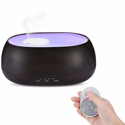 

DN - 817 500ml Air Humidifier Ocean Mist Wood Grain Aroma Diffuser Night Light