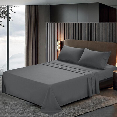 

Romacci Htovila 4-Piece Bed Sheet Set Soft Brushed Microfiber Bedding Set Flat Sheet Fitted Sheet 2pcs Pillowcase--Queen Size