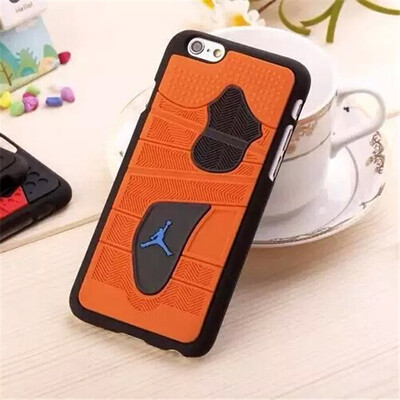 

MITI 3D Иордания подошва ПВХ Резиновые крышка случая для Apple iPhone iPhone6 6 4.7 "Горячая продажа делам Jumpman 15 цветов телефон