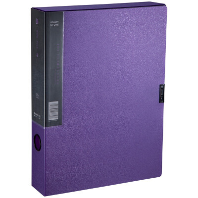 

Comix MC-55 US stone system stickers file box file box information box A4 55mm beads purple