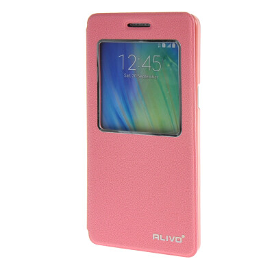 

MOONCASE ЧЕХОЛ ДЛЯ Samsung Galaxy A5 Slim View Window Leather Flip Bracket Back Cover Pink