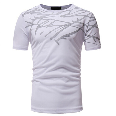 

2018 Summer Mens Fashion Printed Short Sleeved T-shirts