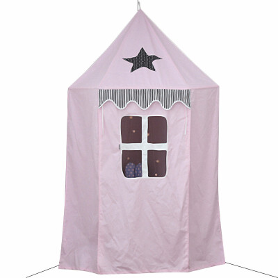 

Cotton Kids Play Tent Easy Assembling Corner kids tent with stars