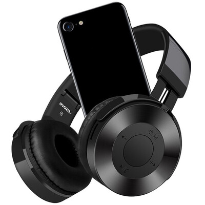 

New head mounted folding Bluetooth headset subwoofer mobile phone wireless