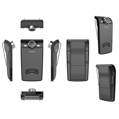 

Беспроводной Bluetooth динамик громкой связи Автомобильный комплект спикер солнцезащитный козырек клип