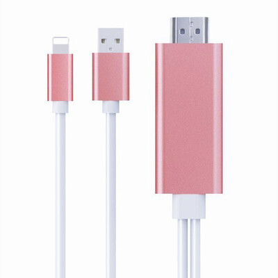 

HDMI Cable For Lightning to HDMI Cable HDTV TV AV Adapter USB Cable 1080P For iPad Air For iPhone X 8 7 7 6S Plus iOS