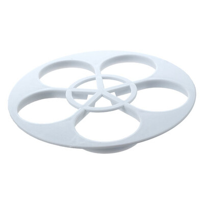 

UpperX 472 Inches 5-Petal Rose Cutter For Sugarcraft And Cake Decorating--White