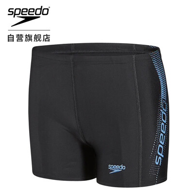 

Speed than speedo childrens swimming trunks boys big boy youth boxer training swimming trunks anti-chlorine comfort wear 809530A764 black blue 28