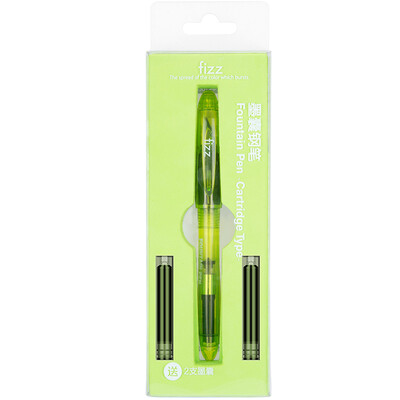 

Fizz F Flip Pen Transparent Sheet Metal Pen Ink Pen Gift sac Orange FZ441001D-C