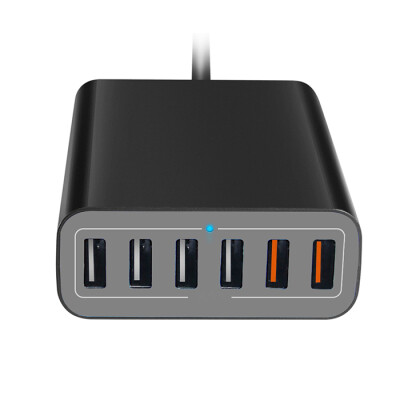 

60W 6 Ports Quick Charge 2.0 Rapid USB AC Wall Charger Power Adapter