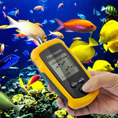

100M портативный эхолот датчик LCD эхолот Fishfinder Сигнализация датчика