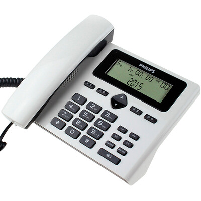 

Philips (PHILIPS) CORD022 Caller ID стационарного телефона выбор домашнего офиса способ без батареи (черный)