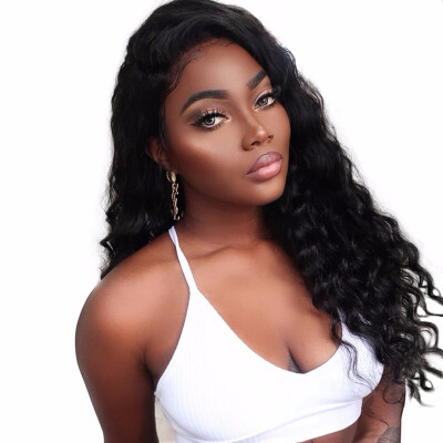 

180 Density 360 Lace Frontal Wig Deep Wave 100 Human Hair Wig Dolago