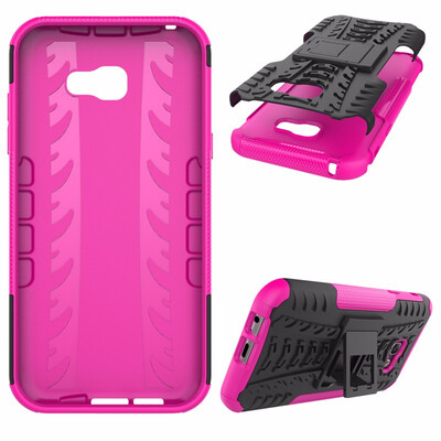 

Goowiiz Phone Case For Samsung Galaxy A3 2017A5 2017A7 2017 Armor Tire Texture Rugged Protection PCTPU Silicone