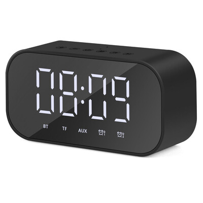 

TOPROAD Portable Bluetooth Speaker Wireless Stereo Music Player Support LED Display Digital Alarm Clock TF card AUX Handsfree