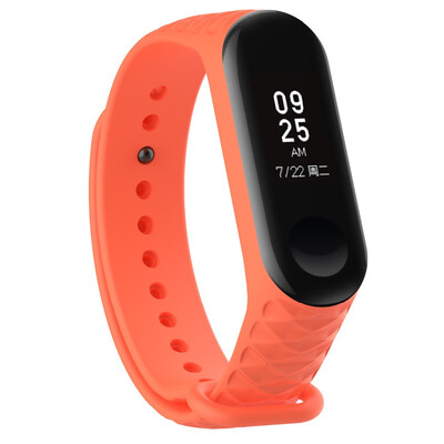 

1 pcs Colorful Silicone Stripe wristband strap for Xiaomi mi band 3 Replacement Accessories for Mi Band 3 Bracelet Band
