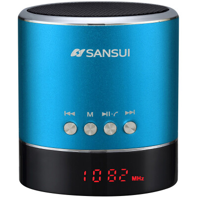 

Landscape SANSUI A38s Bluetooth Mini Speaker Mini Speaker Portable Card Speaker Radio Radio Music Player Blue