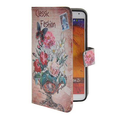 

MOONCASE Pattern Style Leather Side Flip Wallet Card Slot Pouch Stand Shell Back ЧЕХОЛ ДЛЯ Samsung Galaxy Note 3 N9000
