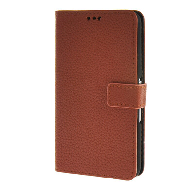 

MOONCASE Sony Xperia Е4 чехол Лич Слот кожи Кожа карт бумажника сальто Кронштейн задней стороны обложки Браун