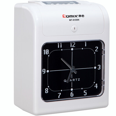 

Comix MT-6100 to send a card computer microcomputer attendance machine card clock power failure does not punch card