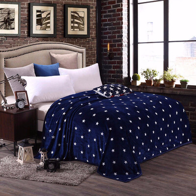 

The New Mink Blankets Thick Warm Blanket For Spring And Winter Single And Double Dorm Bed Flannel Blanket